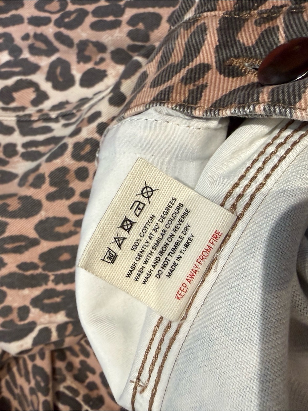 Beyond Nine Tori Jean in Leopard Denim - Picture 3 of 7